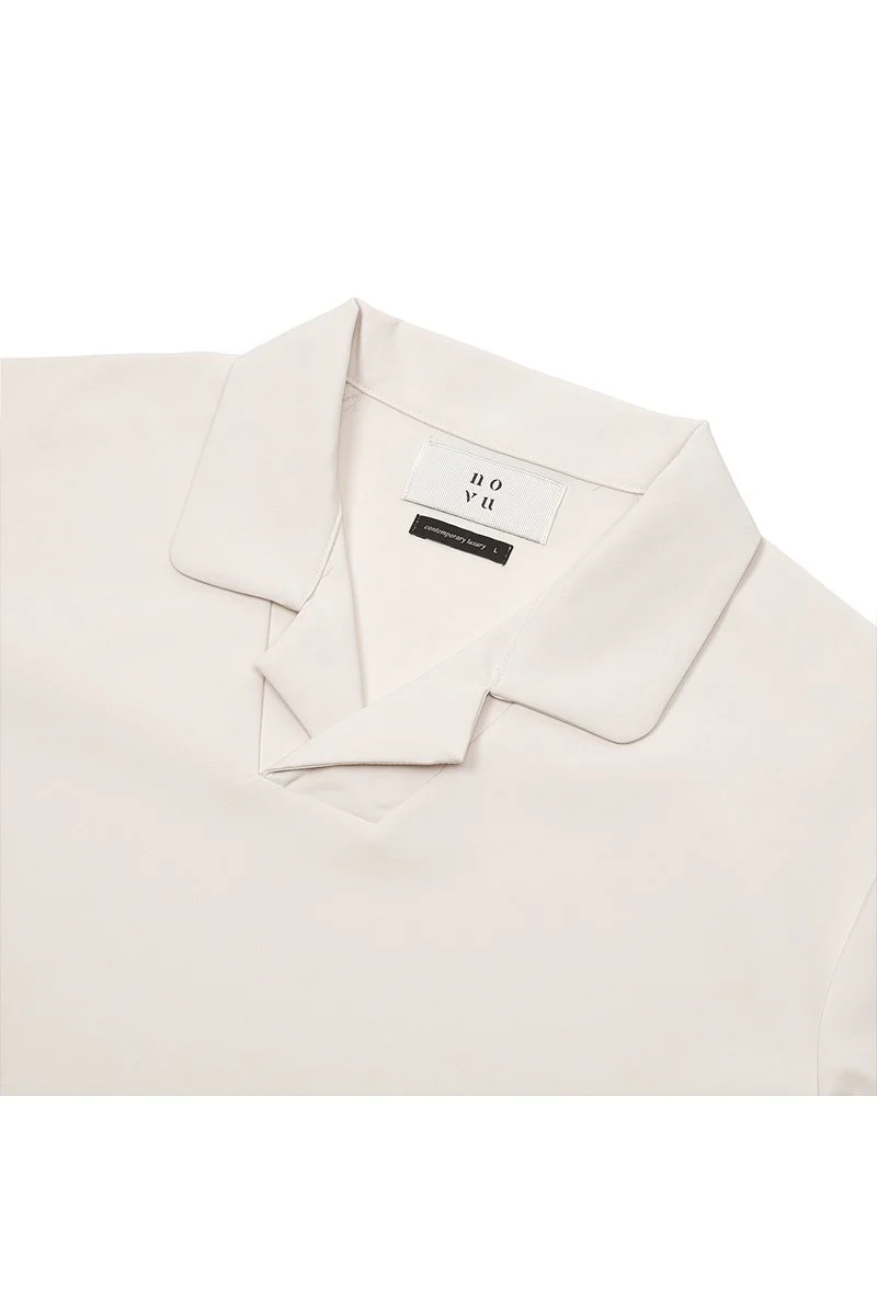 BEIGE OXFORD POLO - Image 3