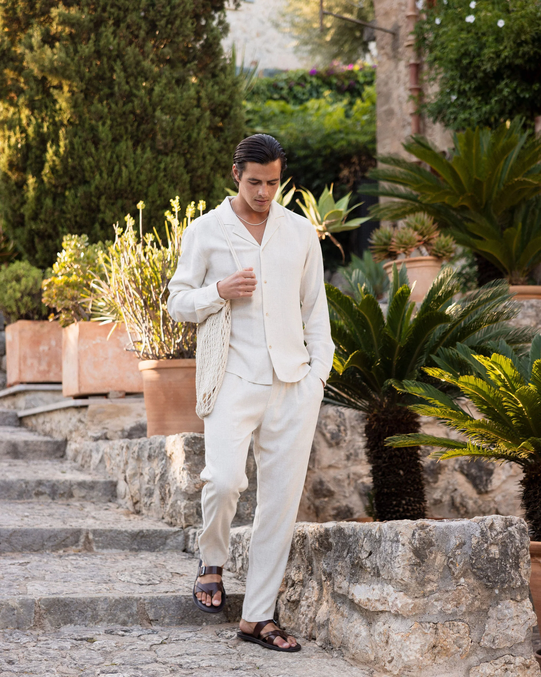 Oatmeal Linen Shirt - Image 4