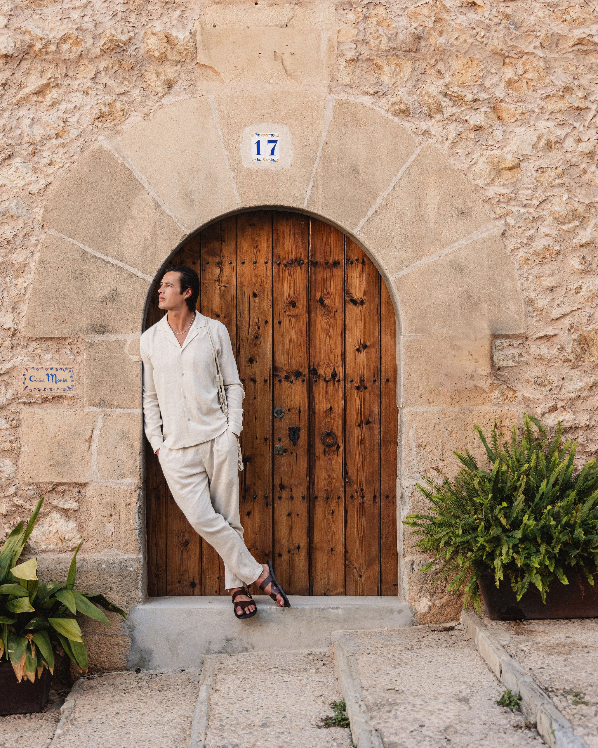 Oatmeal Linen Shirt - Image 7
