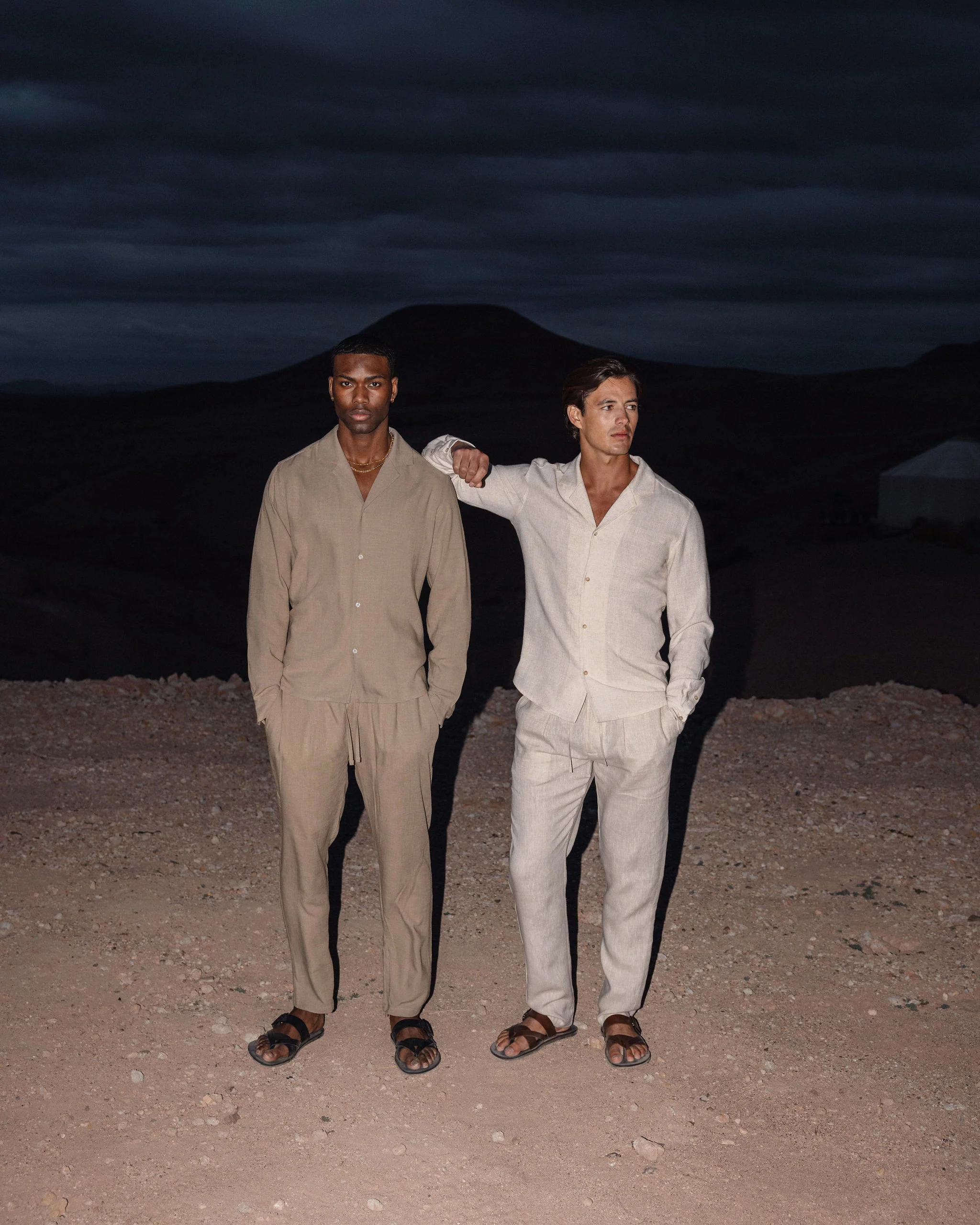 Oatmeal Linen Trouser - Image 6