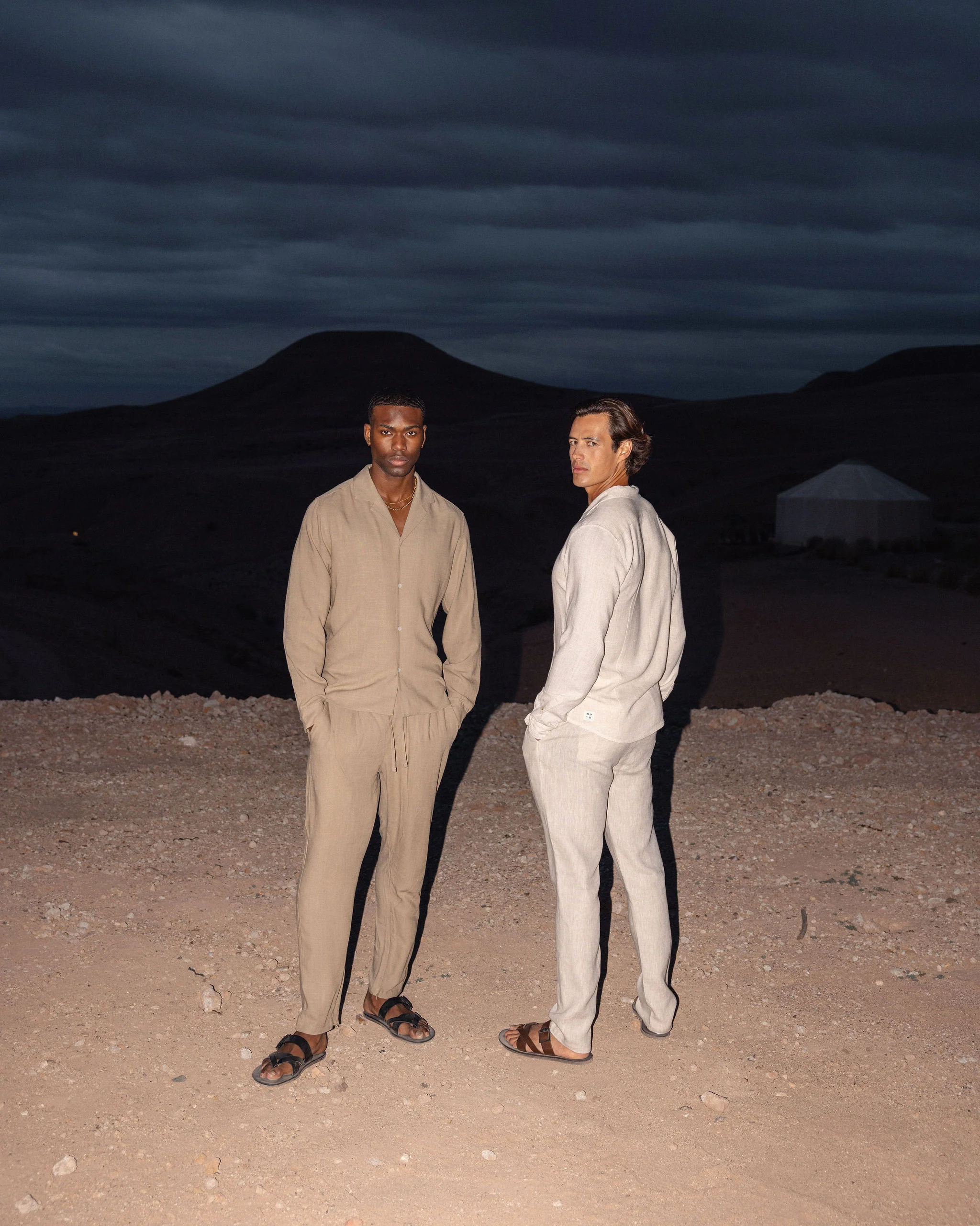 Oatmeal Linen Trouser - Image 8