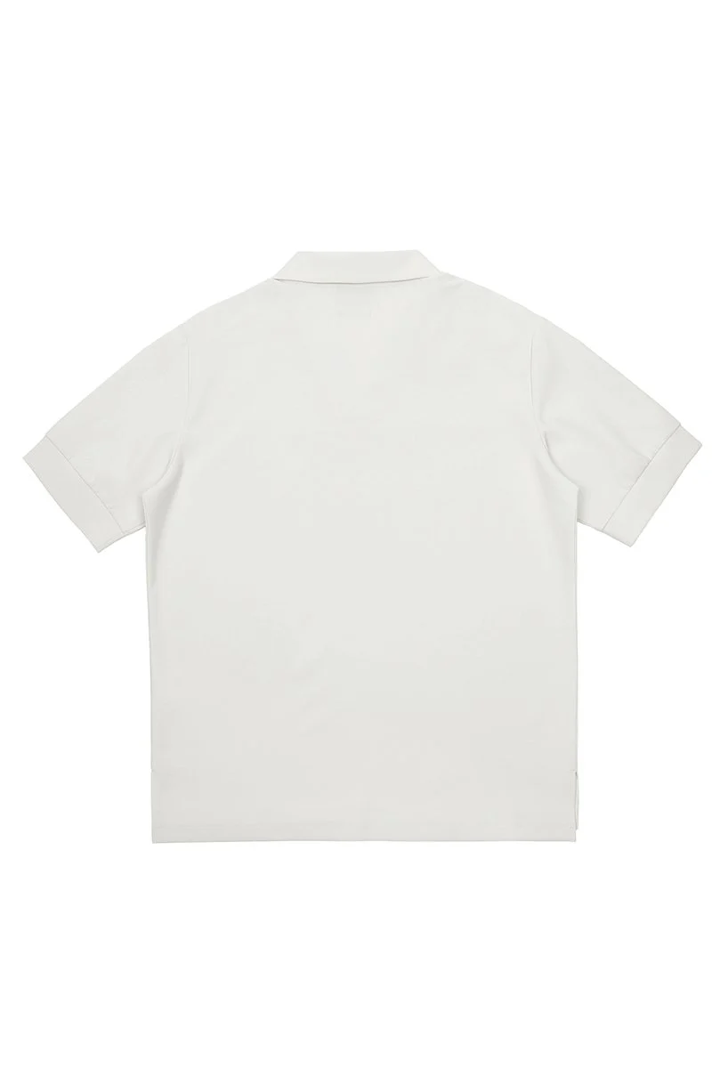 WHITE OXFORD POLO - Image 5